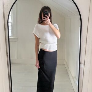 Moth / Anthropologie Cropped Riverwalk Pullover Sweater